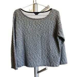 Theory Sweatshirt 100% PIMA Cotton French Terry Heather Gray